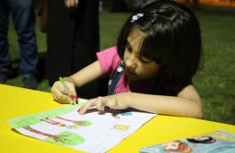 نقاشی همگانی کودک در پارک میراث فرهنگی شوش برگزار شد