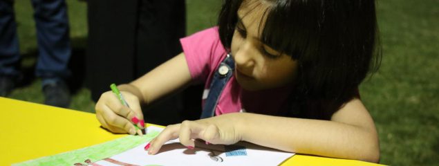 نقاشی همگانی کودک در پارک میراث فرهنگی شوش برگزار شد